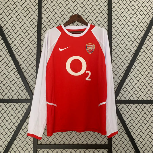 Arsenal FC 2002-04 Home Long Sleeve Jersey