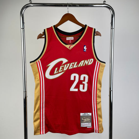 Cleveland Cavaliers 2003-04 Lebron James Mitchell & Ness Red Hardwood Classics Swingman Jersey