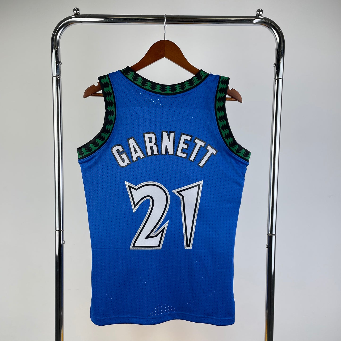 Minnesota Timberwolves 2003-04 Kevin Garnett Mitchell & Ness Hardwood Classics Blue Swingman Jersey