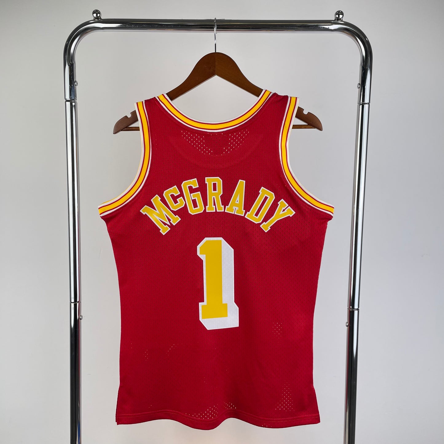 Houston Rockets 2004-05 Tracy McGrady Red Mitchel & Ness Hardwood Classics Swingman Jersey