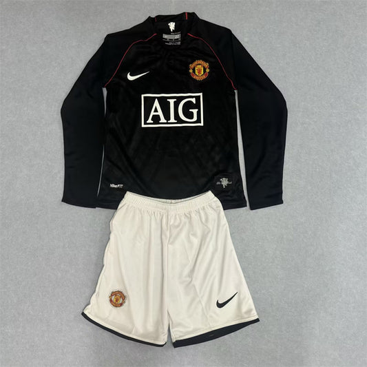 Manchester United Kids 2007-08 Away Long Sleeve Jersey