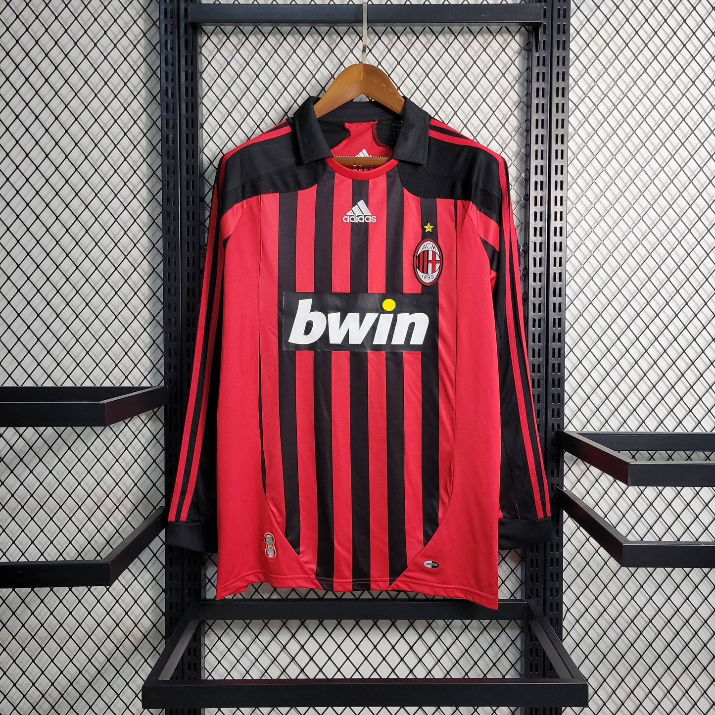 AC Milan 2007-08 Home Long Sleeve Jersey