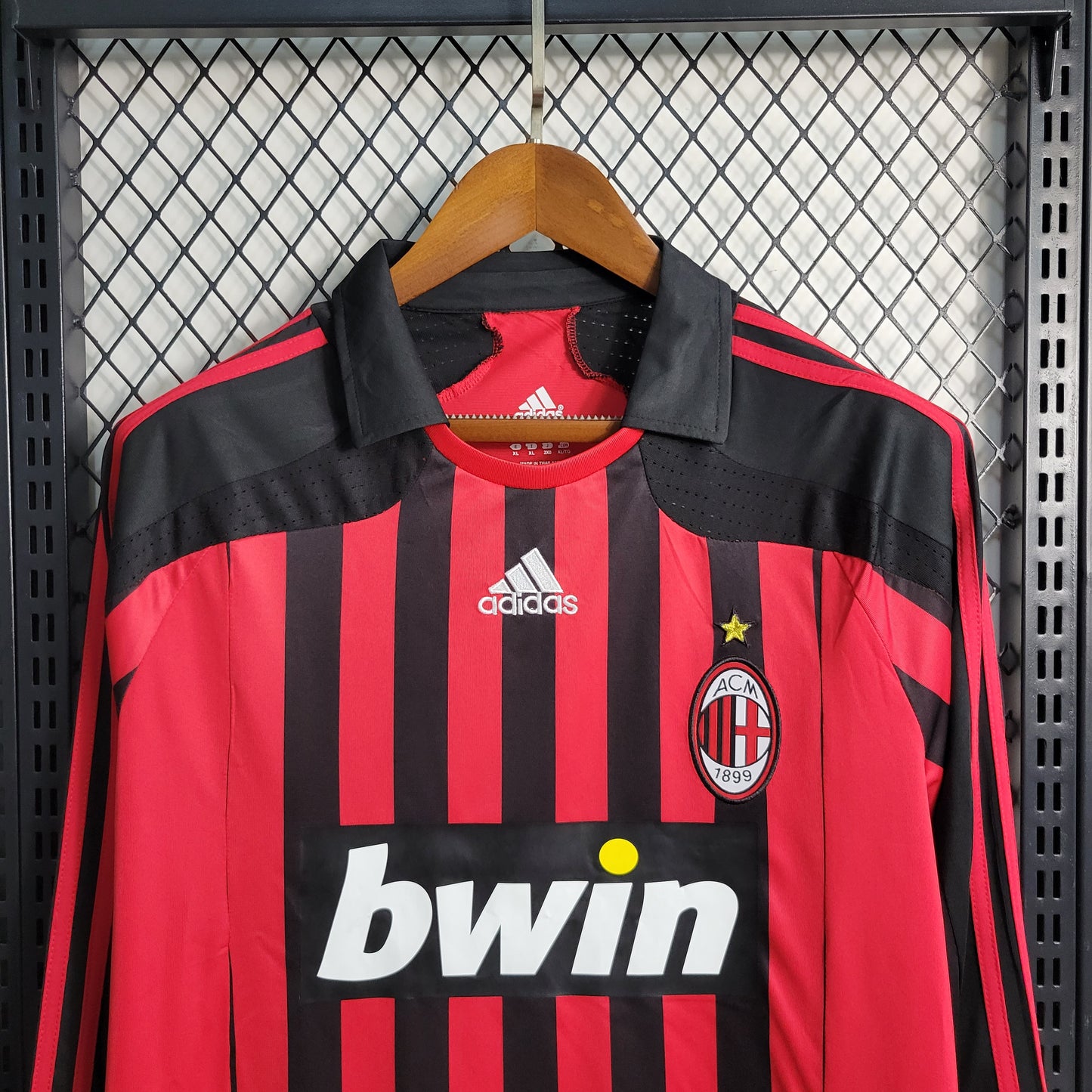 AC Milan 2007-08 Home Long Sleeve Jersey