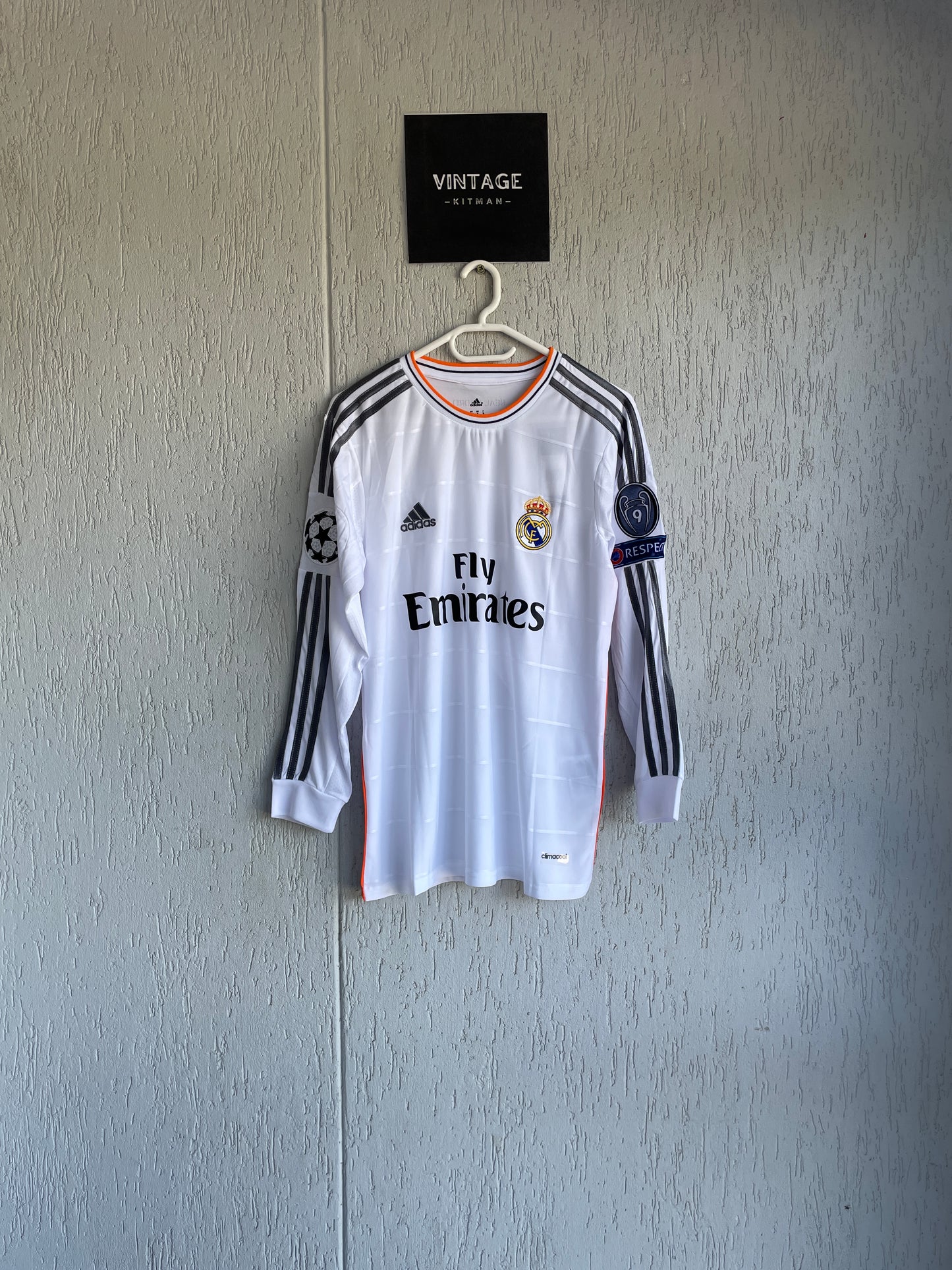 Real Madrid CF 2013-2014 Home Long Sleeve Jersey