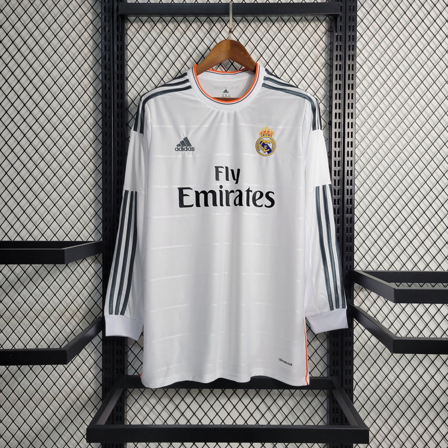 Real Madrid CF 2013-2014 Home Long Sleeve Jersey