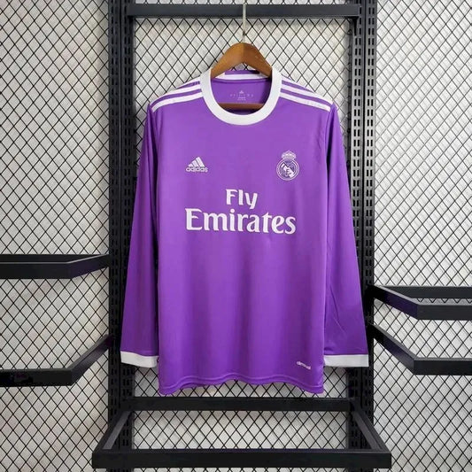 Real Madrid CF 2016-2017 Away Long Sleeve Jersey