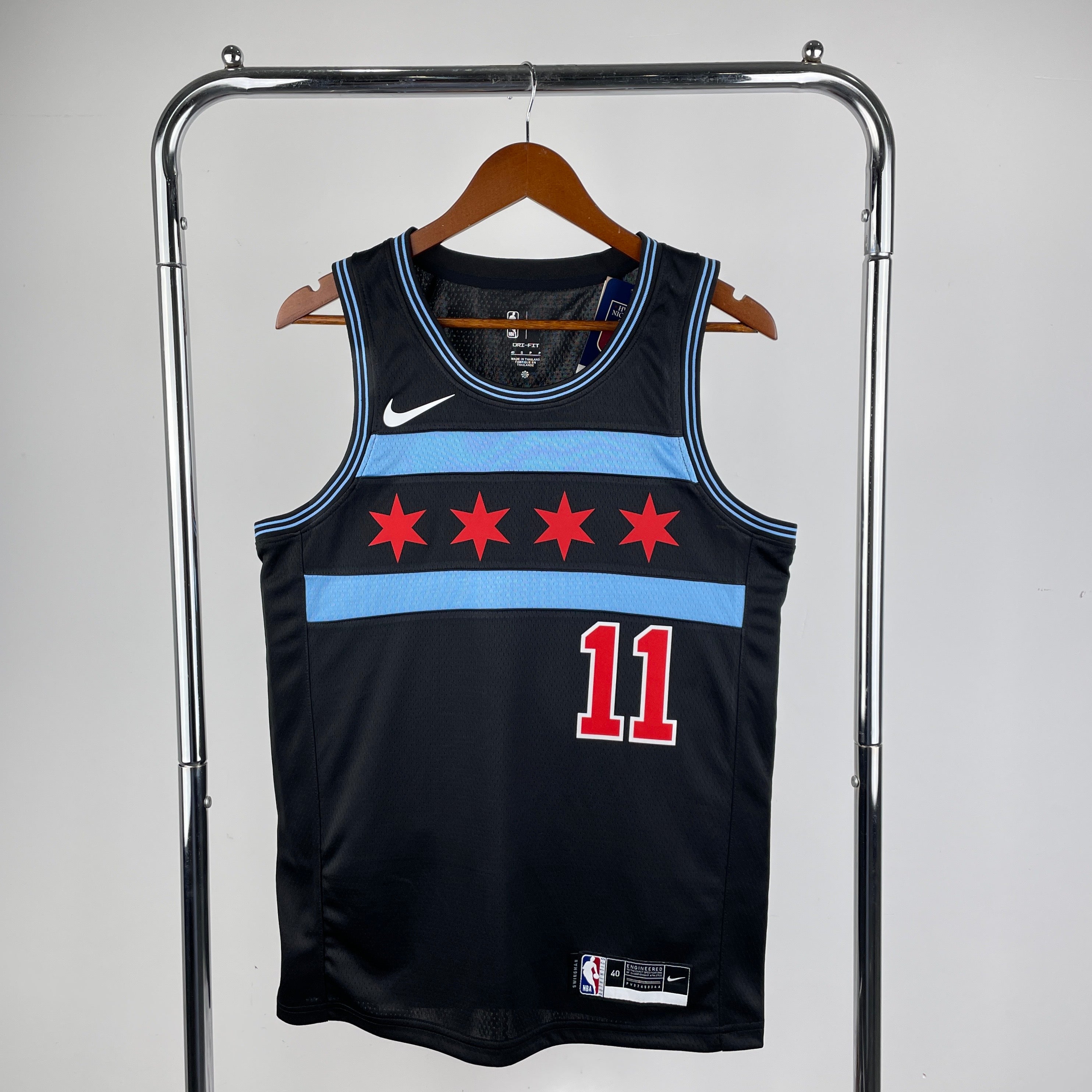 Chicago Bulls 2018 19 Black Nike Swingman Jersey City Edition