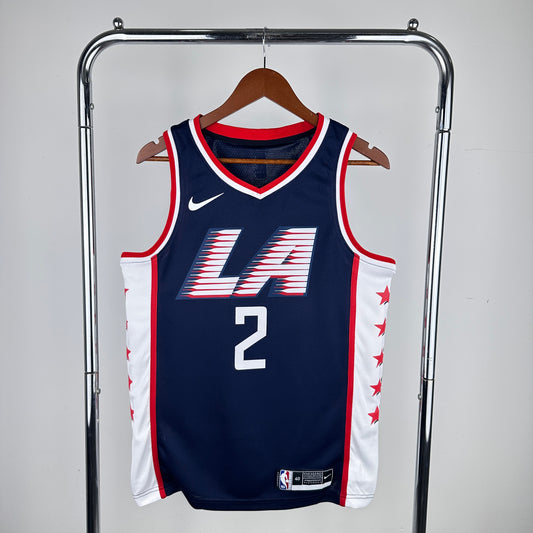 Los Angeles Clippers 2018-19 Nike Navy Swingman Jersey - City Edition