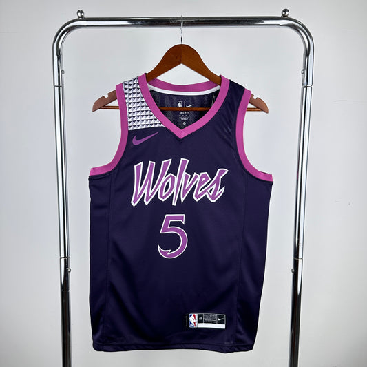 Minnesota Timberwolves 2018-19 Purple Nike Swingman Jersey - City Edition