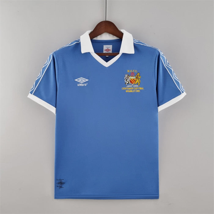 Manchester City 1981-82 Centenary Cup Final Jersey