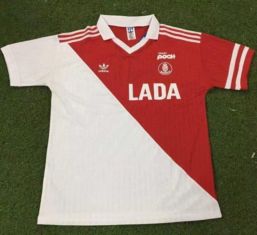 AS Monaco 1990-1991 Home Jersey