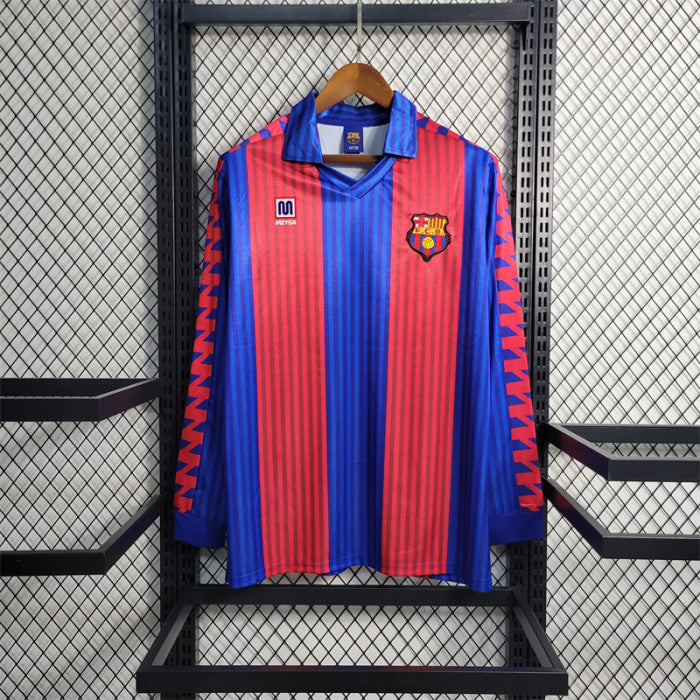 Barcelona FC 1990-1992 Home Long Sleeve Jersey