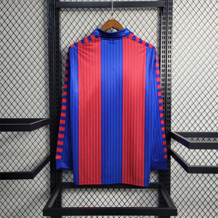 Barcelona FC 1990-1992 Home Long Sleeve Jersey