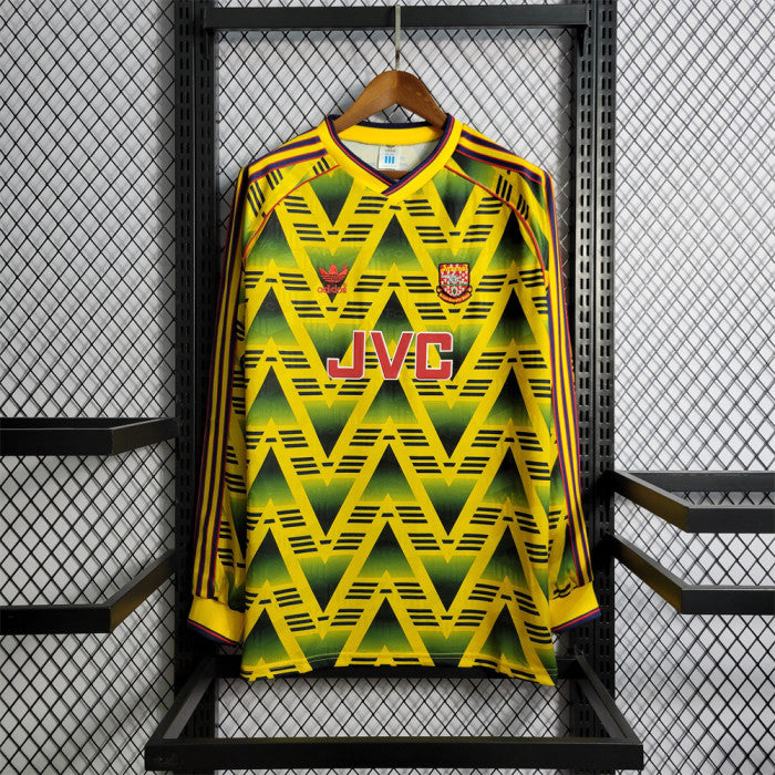 Arsenal FC 1991-1993 Away Long Sleeve Jersey