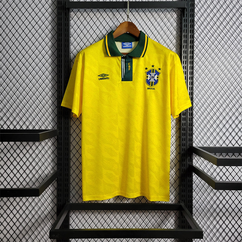 Brazil 1991-93 Home Jersey