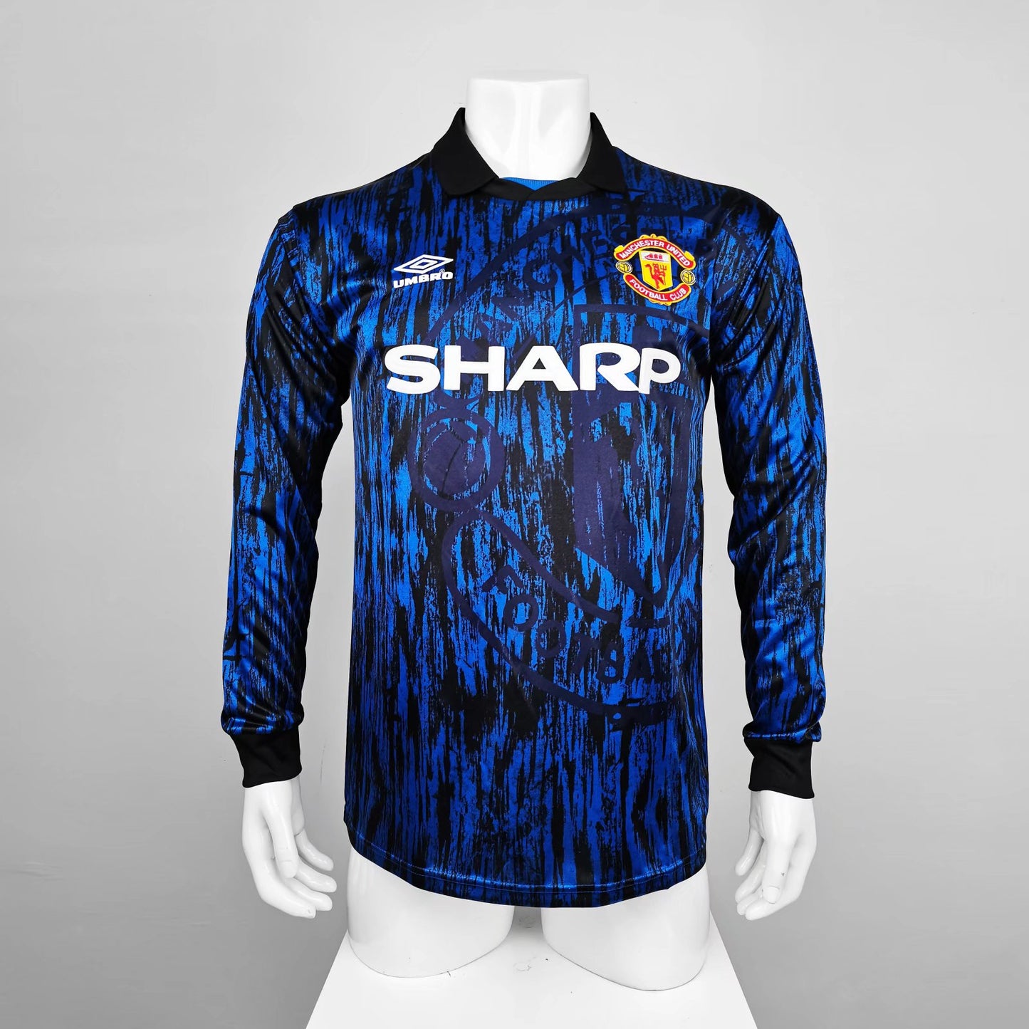 Manchester United 1992-1993 Away Long Sleeve Jersey