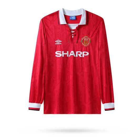 Manchester United 1992-1993 Home Long Sleeve Jersey