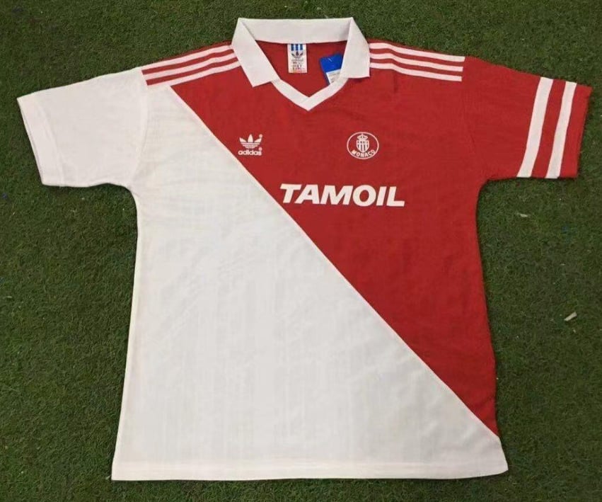 AS Monaco 1991-1992 Home Jersey