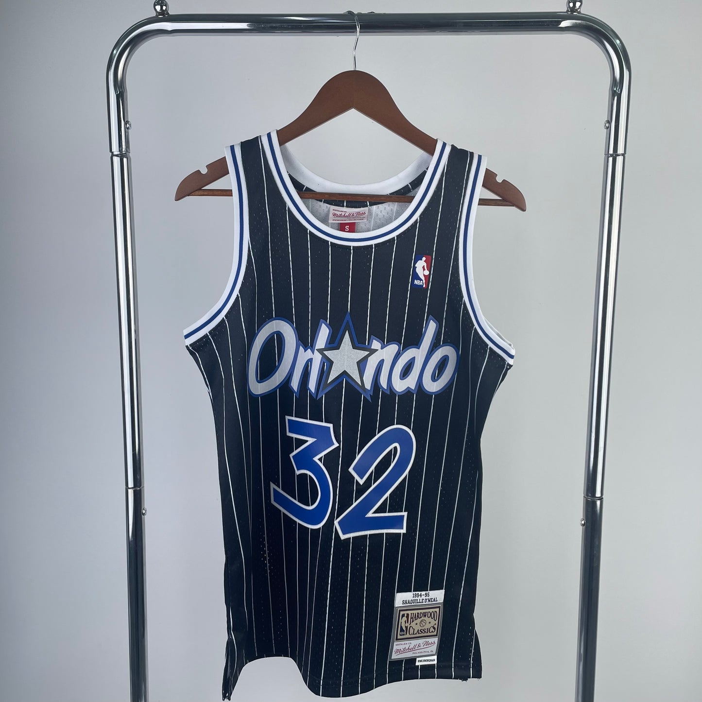 Orlando Magic 1994-95 Shaquille O'Neal Black Mitchell & Ness Hardwood Classic Swingman Jersey