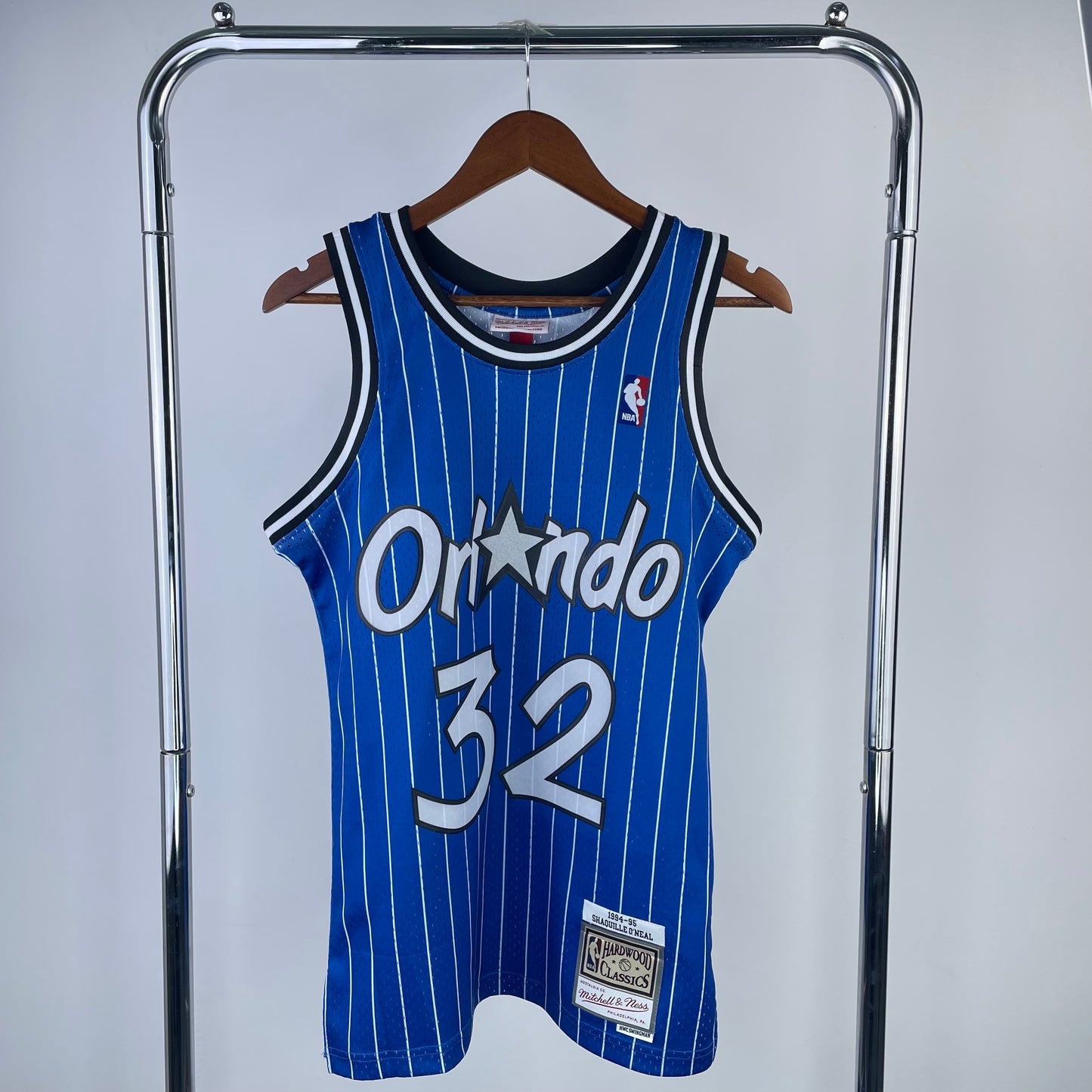 Orlando Magic 1994-95 Shaquille O'Neal Blue Mitchell & Ness Hardwood Classic Swingman Jersey