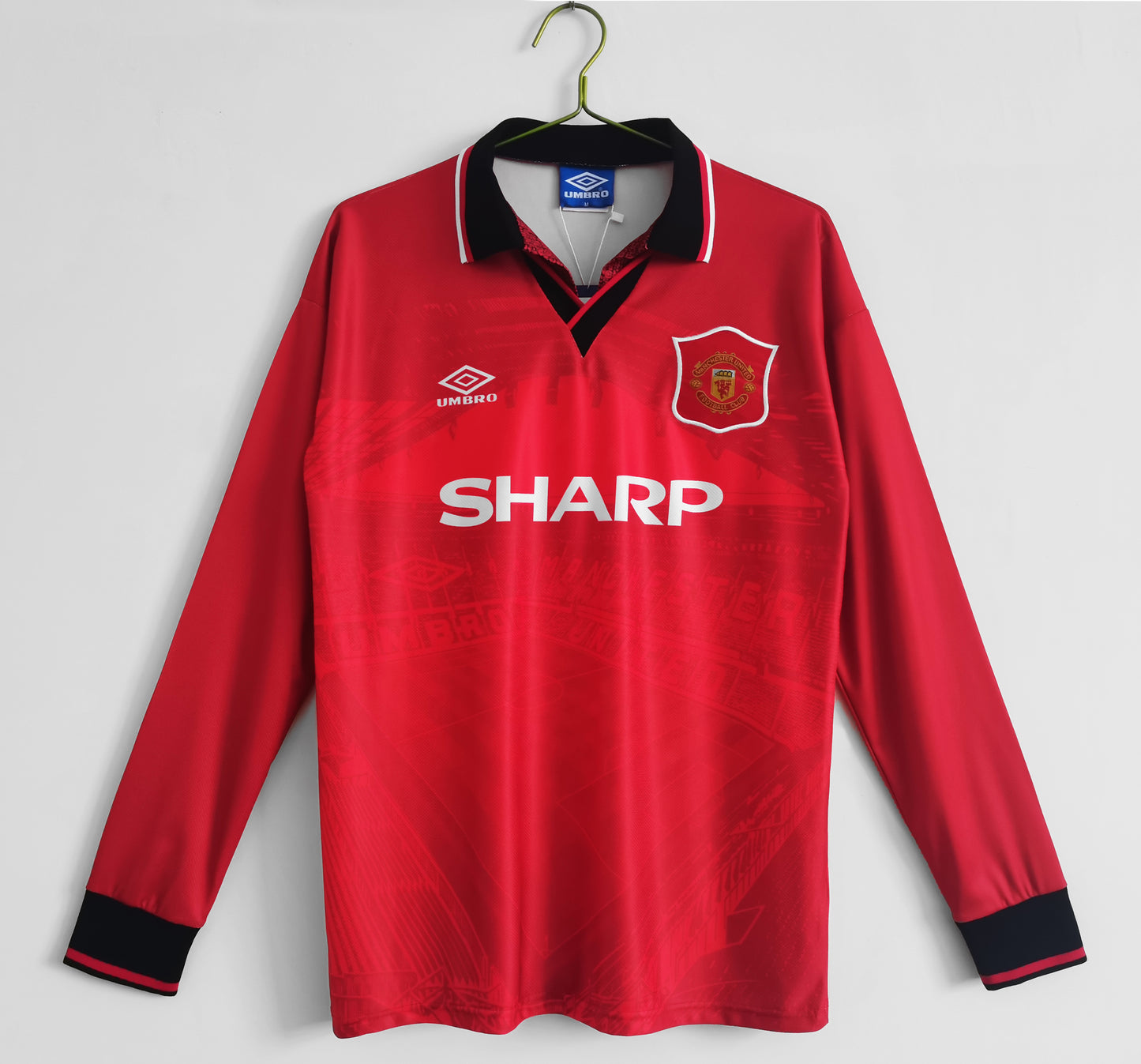 Manchester United 1994-1996 Home Long Sleeve Jersey