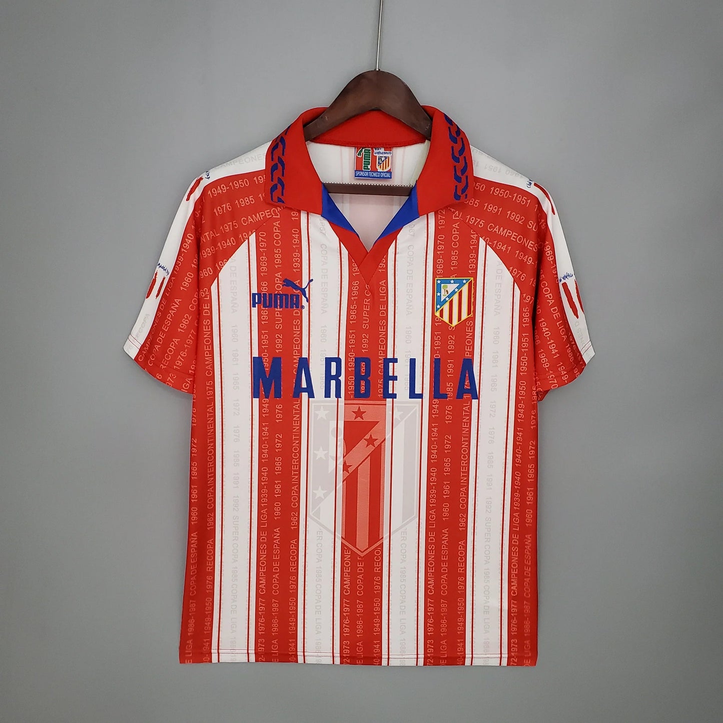 Atlético Madrid 1995-1996 Home Jersey