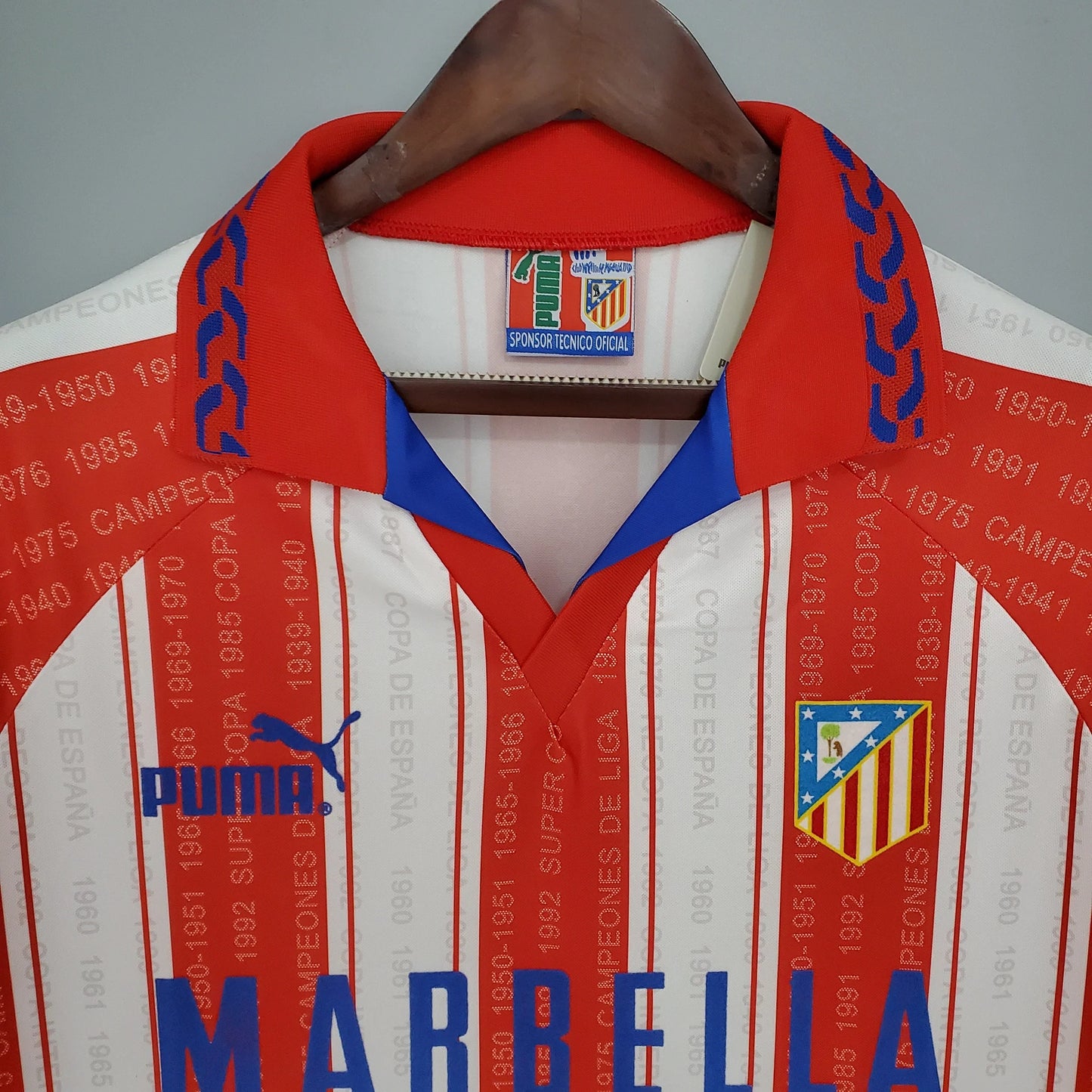 Atlético Madrid 1995-1996 Home Jersey