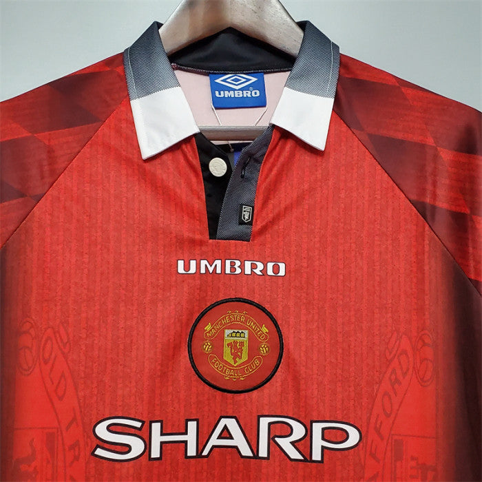 Manchester United 1995-1996 Home Long Sleeve Jersey