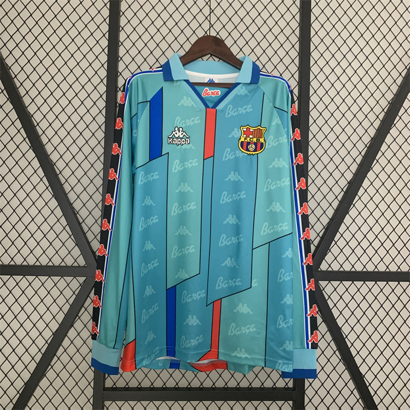 Barcelona FC 1996-97 Away Long Sleeve Jersey