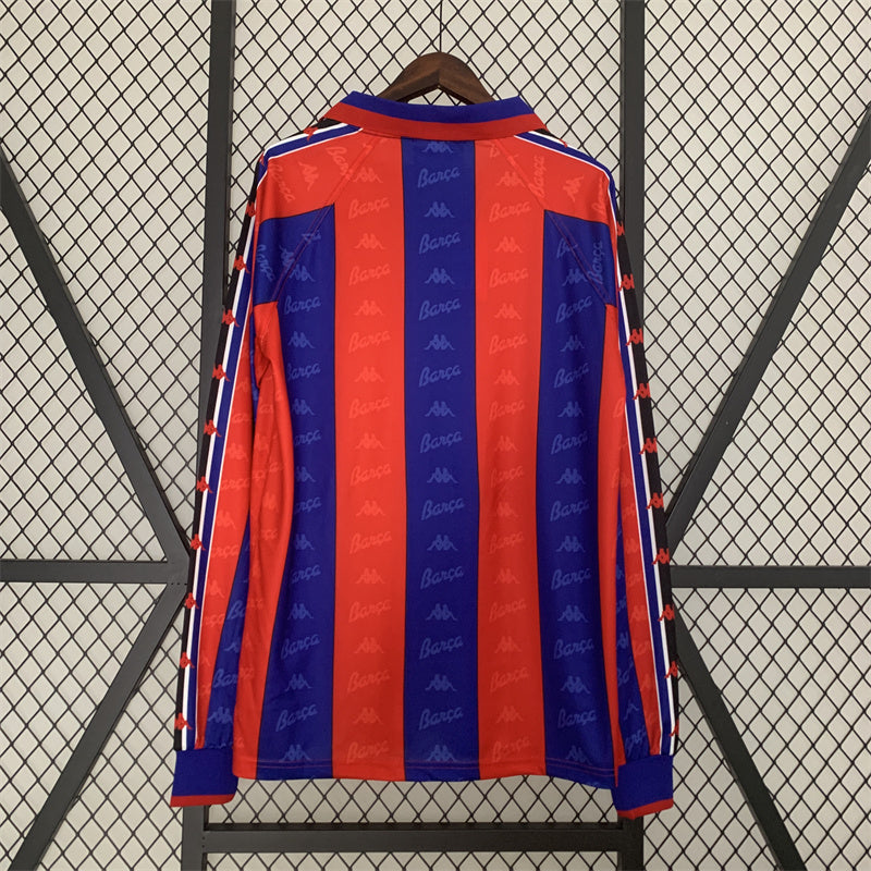 Barcelona FC 1996-97 Home Long Sleeve Jersey