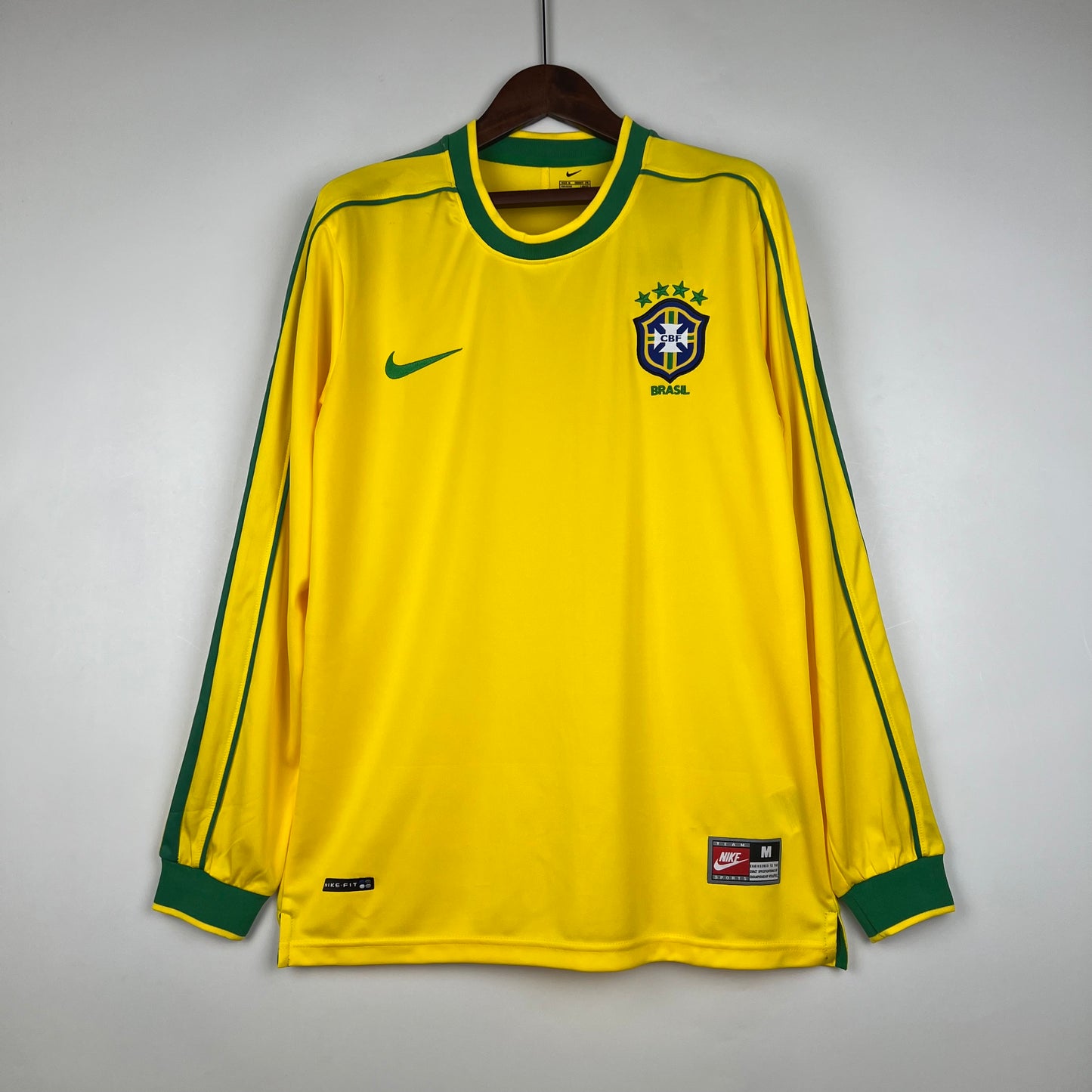 Brazil 1998 Home Long Sleeve Jersey