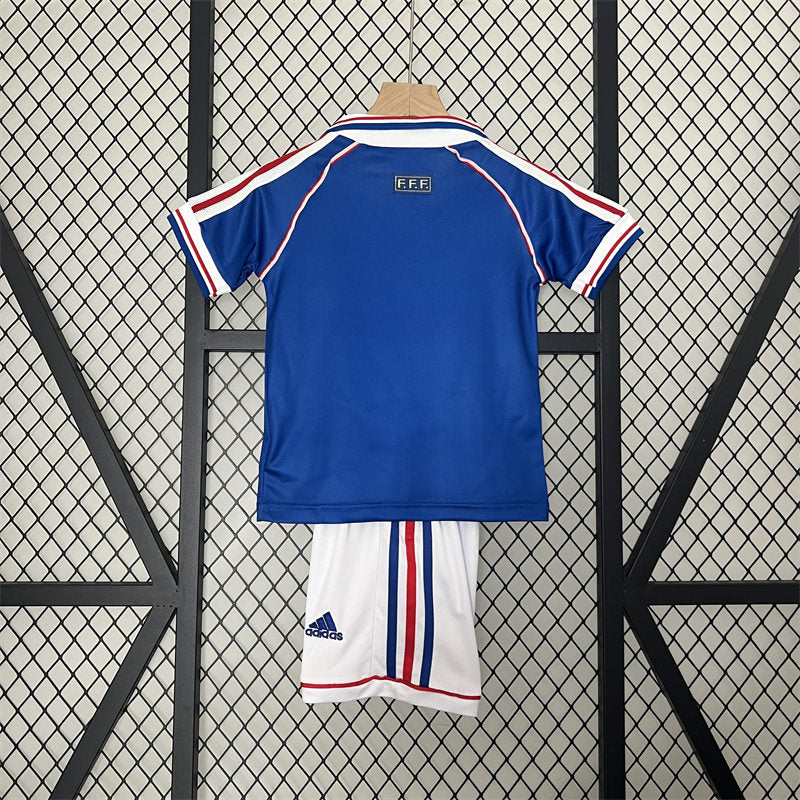 France Kids 1998 Home Jersey