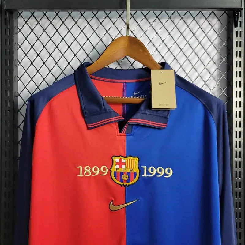 Barcelona FC 1999 Home Long Sleeve