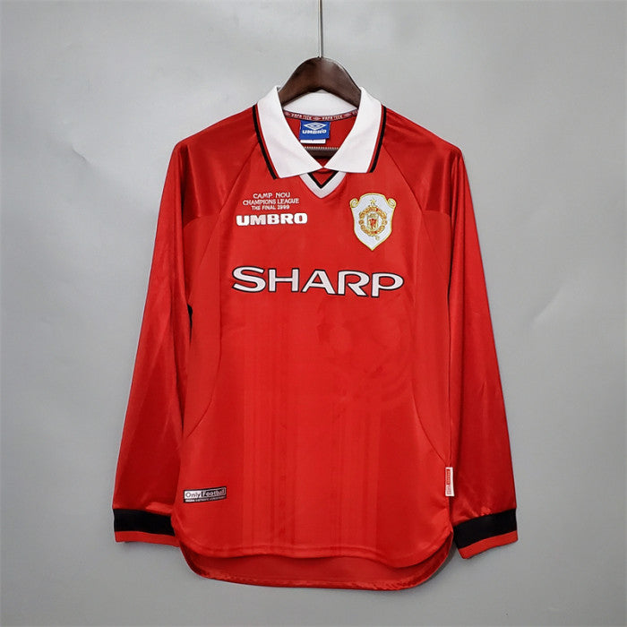 Manchester United 1999 UCL Final Long Sleeve Jersey