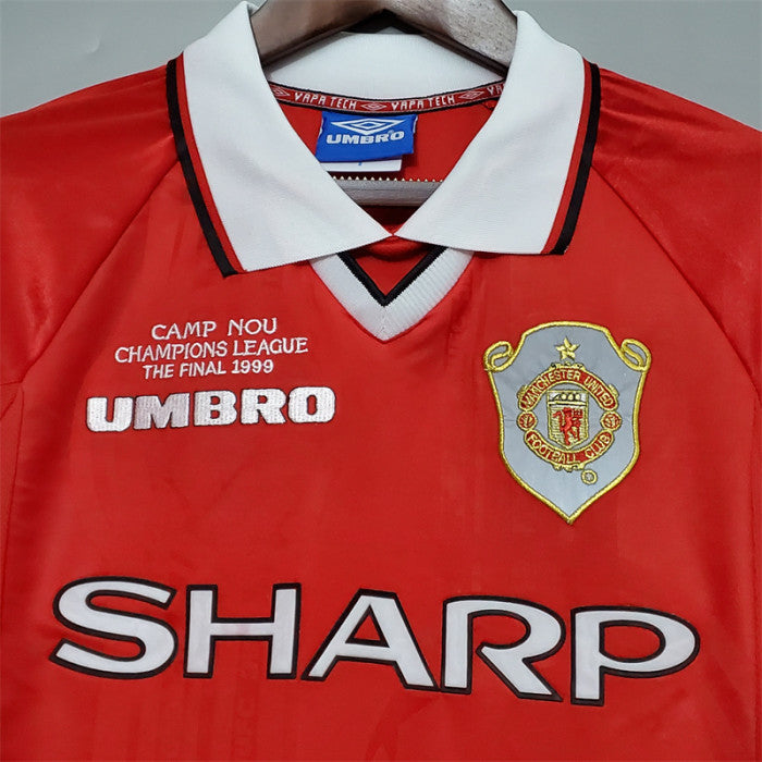 Manchester United 1999 UCL Final Long Sleeve Jersey