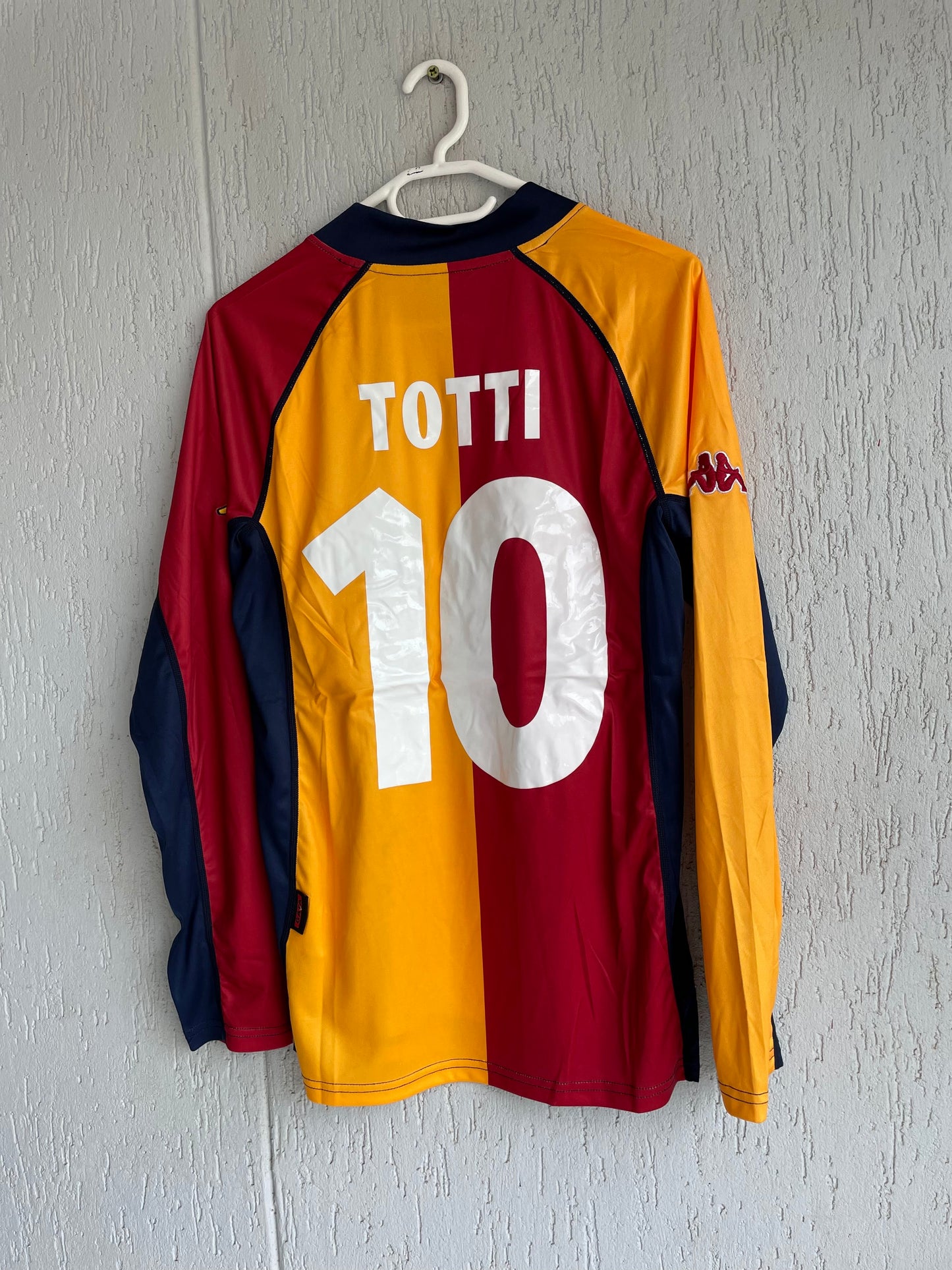 AS Roma 2001-2002 Home Long Sleeve Jersey