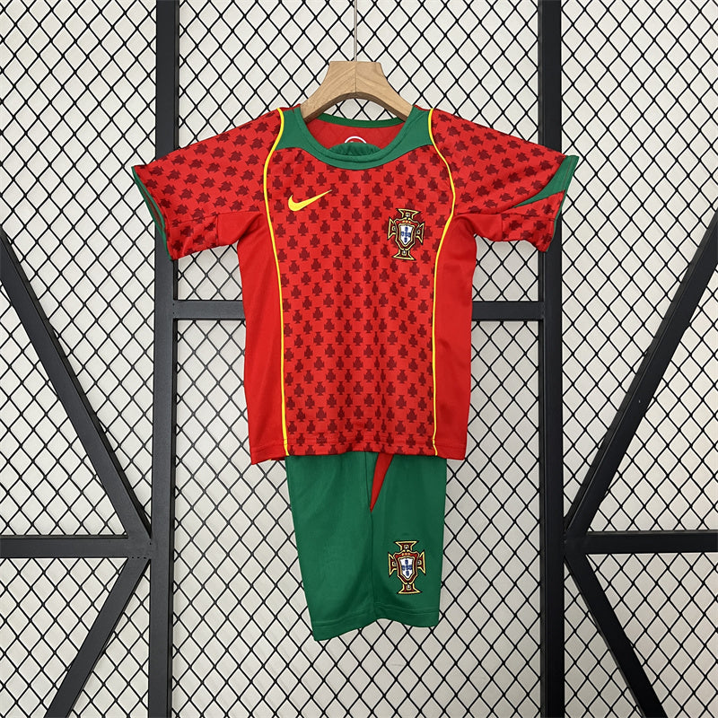 Portugal Kids 2004 Home Jersey