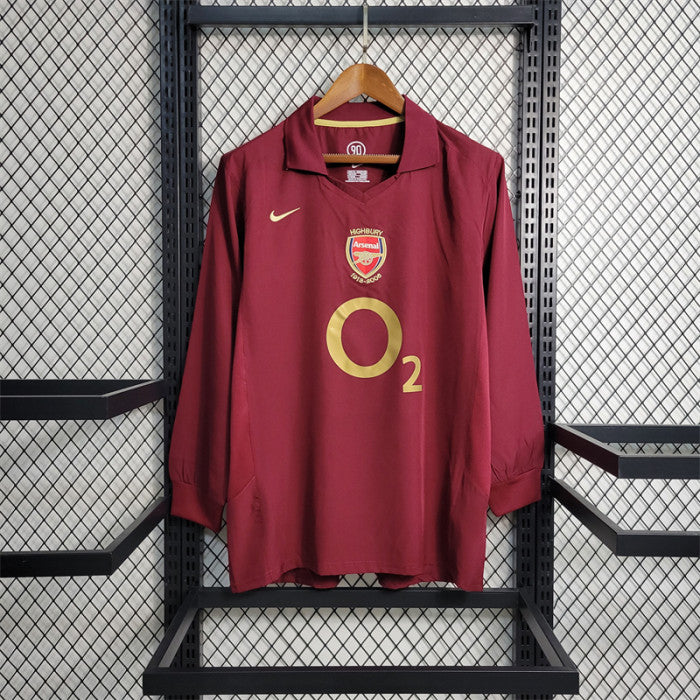 Arsenal FC 2005-2006 Home Long Sleeve Jersey