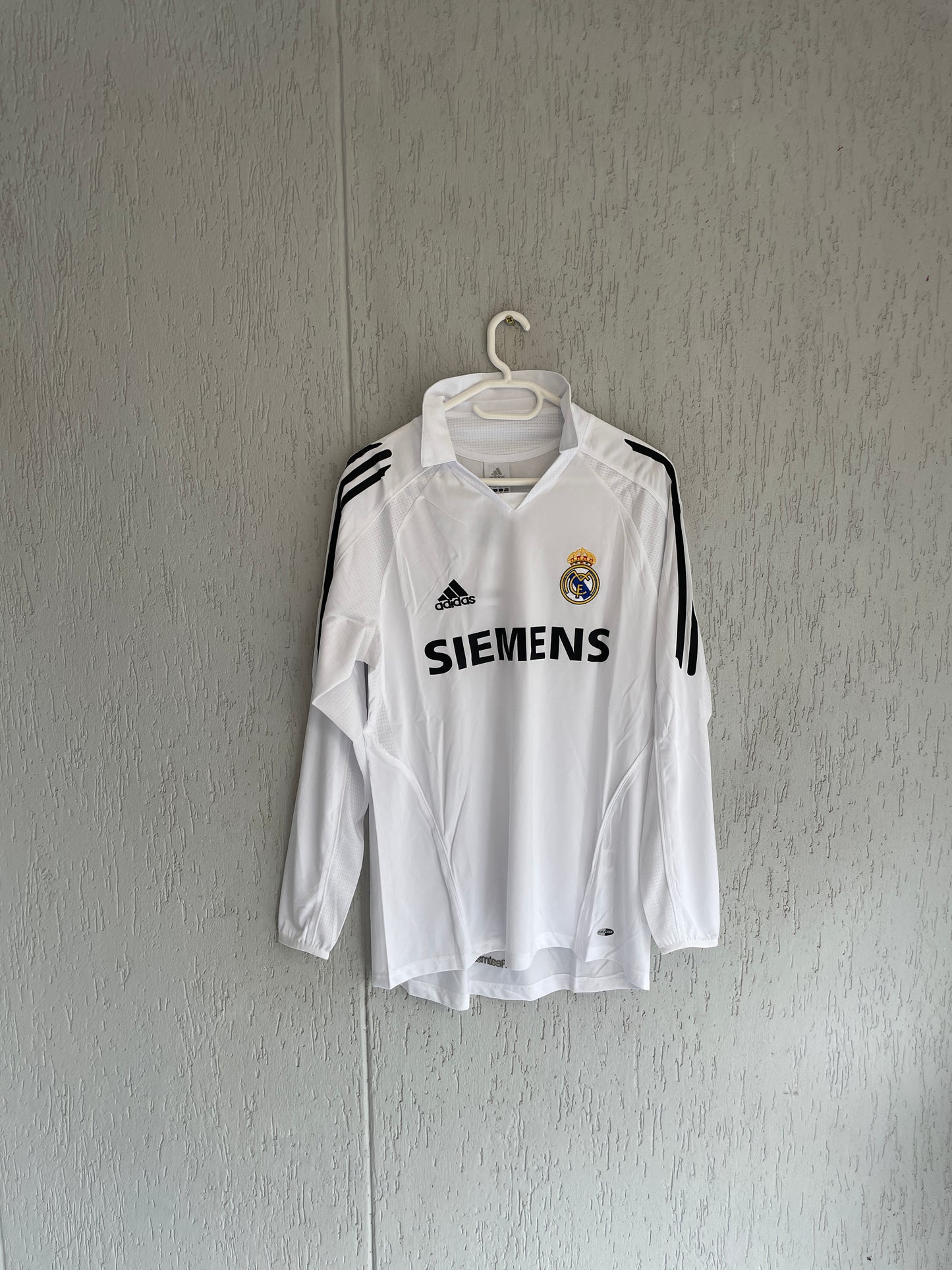 Real Madrid CF 2005-2006 Home Long Sleeve Jersey