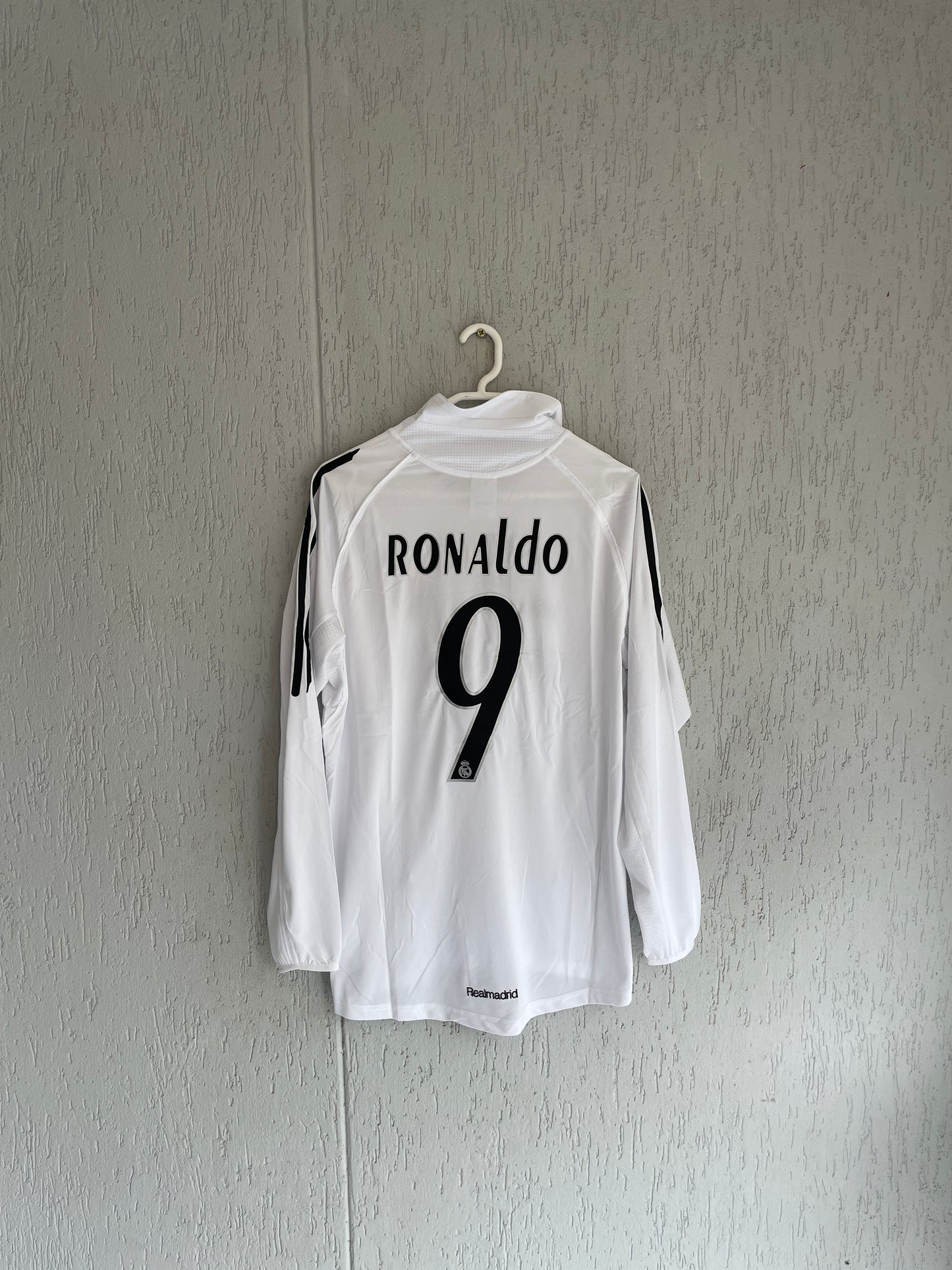 Real Madrid CF 2005-2006 Home Long Sleeve Jersey