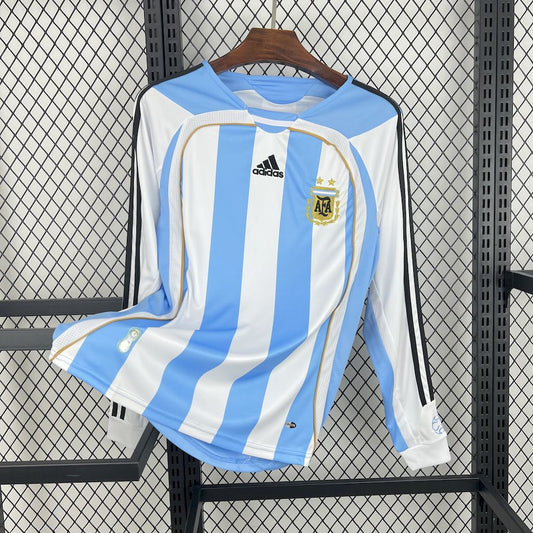 Argentina 2006 Home Long Sleeve Jersey