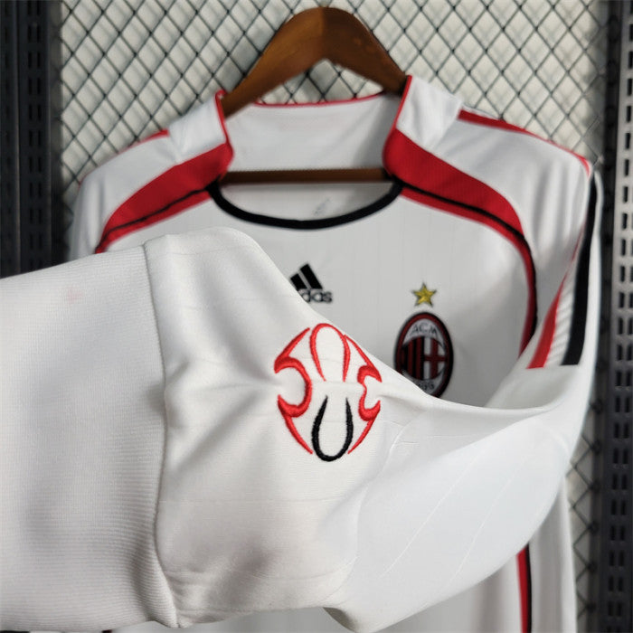 AC Milan 2006-2007 Away Long Sleeve UCL Final Jersey