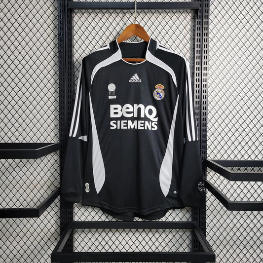 Real Madrid CF 2006-2007 Away Long Sleeve Jersey