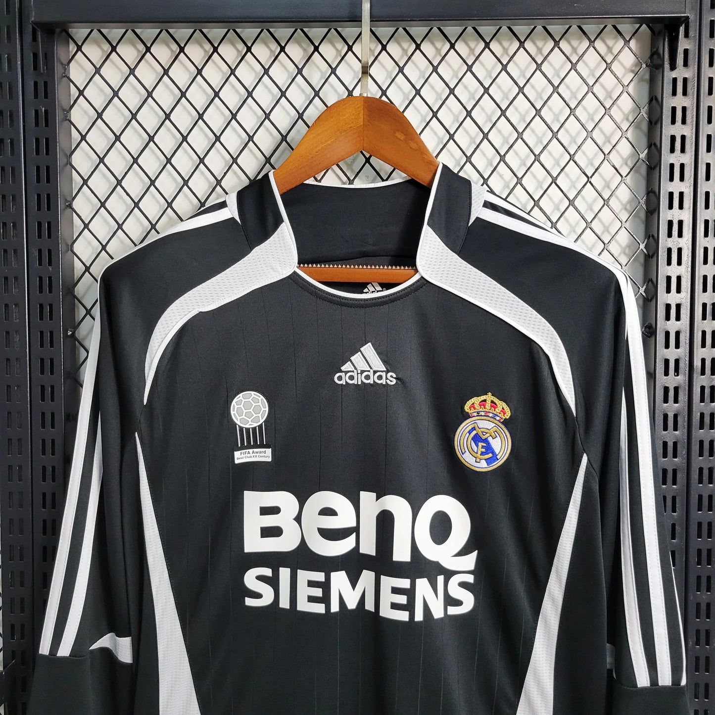 Real Madrid CF 2006-2007 Away Long Sleeve Jersey