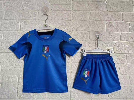 Italy Kids 2006 Home Jersey