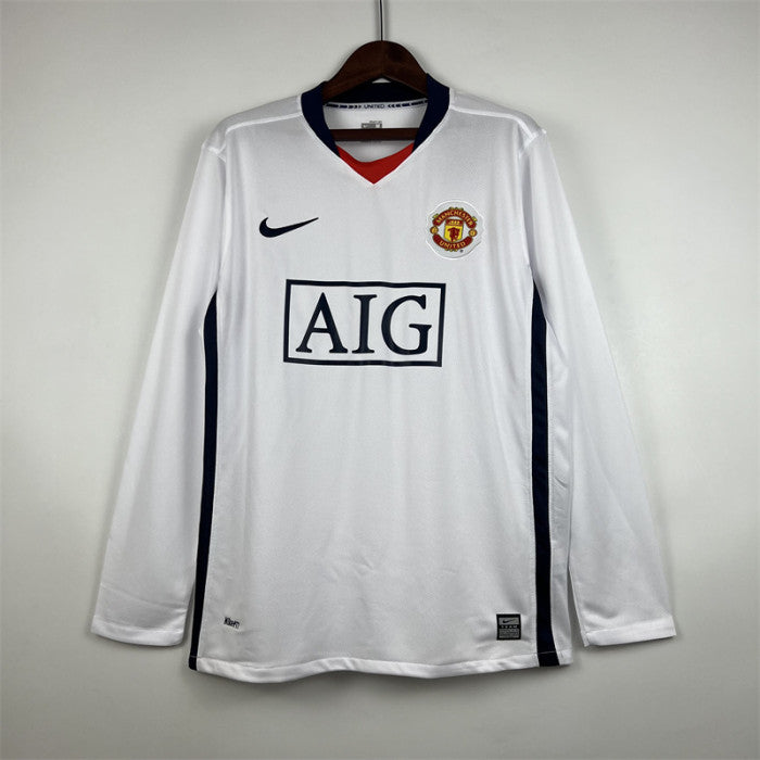 Manchester United 2008-2009 Away Long Sleeve Jersey