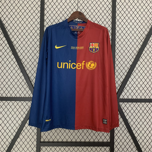 Barcelona FC 2009 UCL FINAL Long Sleeve Jersey