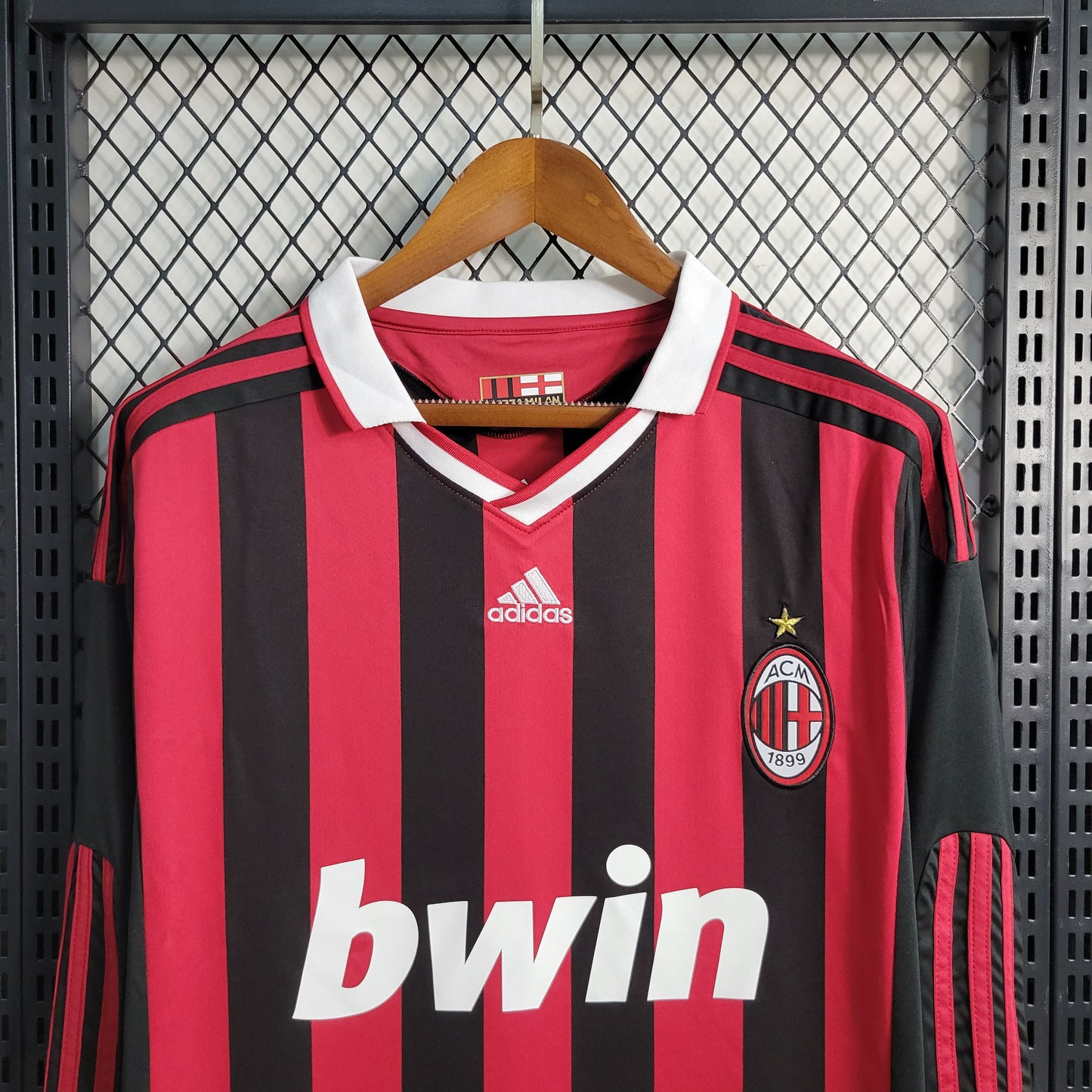 AC Milan 2009-2010 Home Long Sleeve Jersey