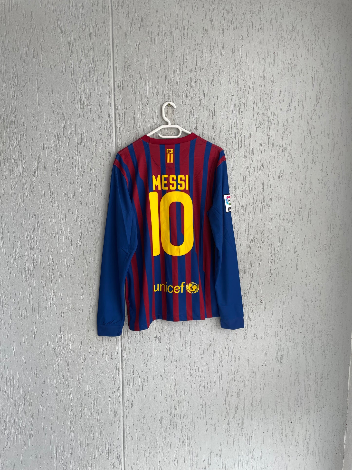 Barcelona FC 2011-2012 Home Long Sleeve Jersey