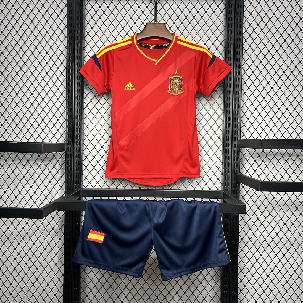 Spain Kids 2012 Home Jersey